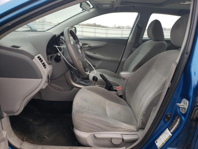 2T1BU40EX9C133786 - 2009 TOYOTA COROLLA BASE BLUE photo 7