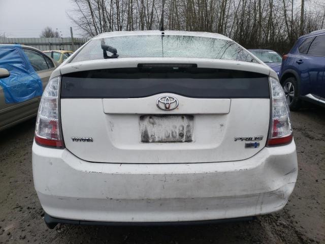 JTDKB22U463128277 - 2006 TOYOTA PRIUS WHITE photo 6