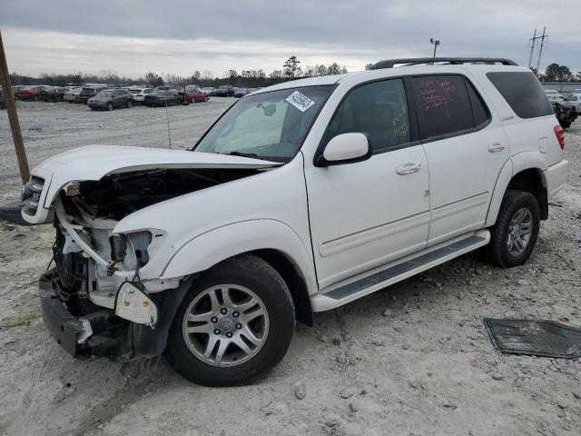 5TDZT38A14S231361 - 2004 TOYOTA SEQUOIA LIMITED WHITE photo 1