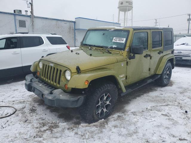 1J4GA59117L123555 - 2007 JEEP WRANGLER SAHARA GREEN photo 1