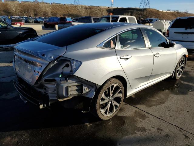 2HGFC2F81KH590199 - 2019 HONDA CIVIC SPORT SILVER photo 3