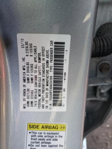19UUA9F54DA004396 - 2013 ACURA TL TECH SILVER photo 12