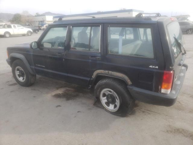 1J4FJ28S6WL136336 - 1998 JEEP CHEROKEE SE GREEN photo 2