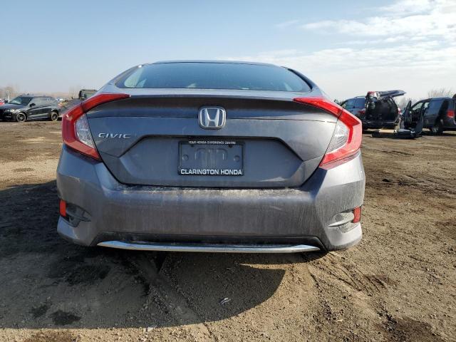 2HGFC2F50LH007287 - 2020 HONDA CIVIC LX GRAY photo 6