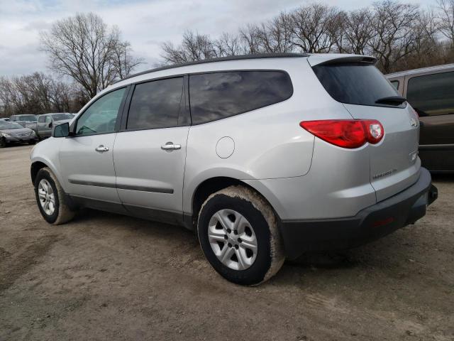 1GNER13D89S173323 - 2009 CHEVROLET TRAVERSE LS SILVER photo 2