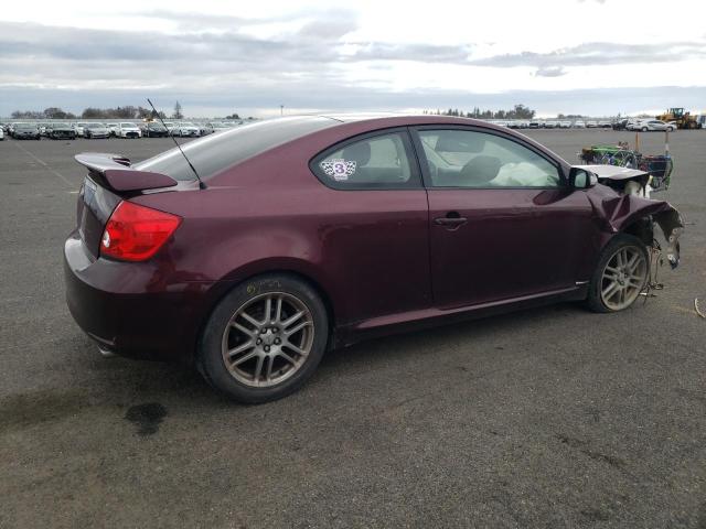 JTKDE167360143605 - 2006 TOYOTA SCION TC BURGUNDY photo 3