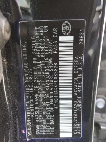 4T1G11AK4PU085828 - 2023 TOYOTA CAMRY SE NIGHT SHADE BLACK photo 13