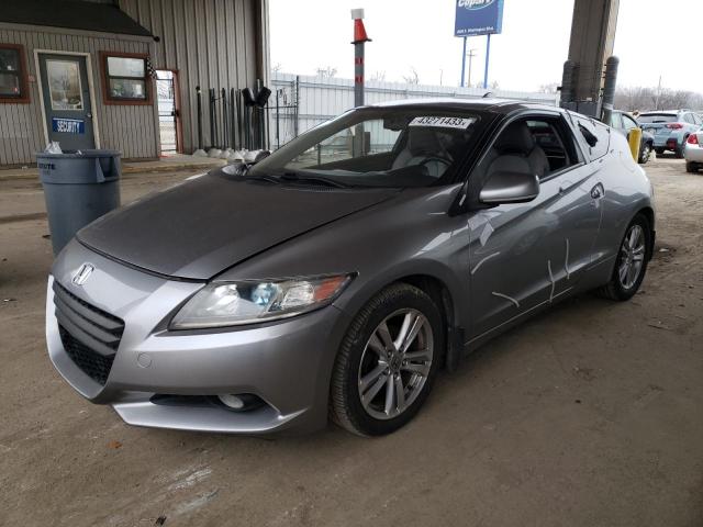 JHMZF1D61BS003067 - 2011 HONDA CR-Z EX GRAY photo 1