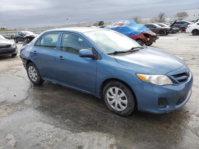 5YFBU4EE8DP218644 - 2013 TOYOTA COROLLA BASE BLUE photo 4