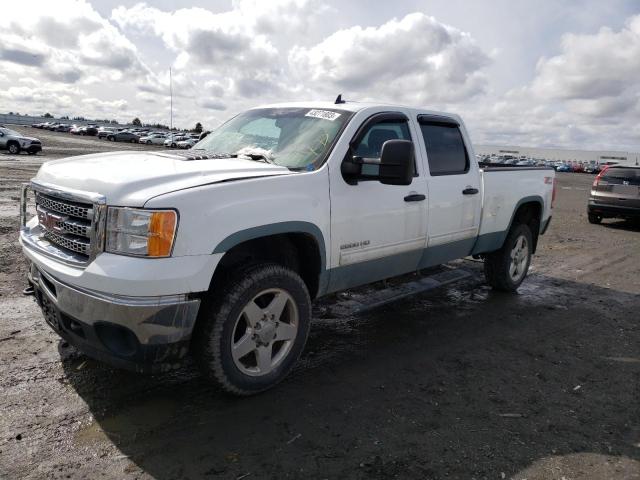 1GT120CG9DF140610 - 2013 GMC SIERRA K2500 SLE WHITE photo 1