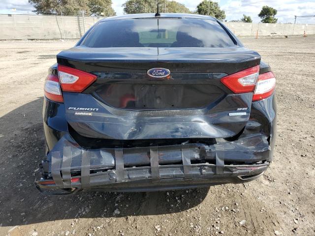 3FA6P0H90GR256194 - 2016 FORD FUSION SE BLACK photo 6