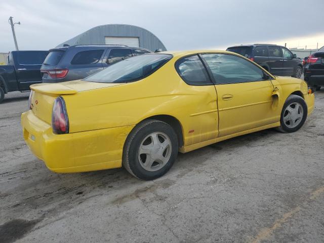 2G1WX12K549239381 - 2004 CHEVROLET MONTE CARL SS YELLOW photo 3