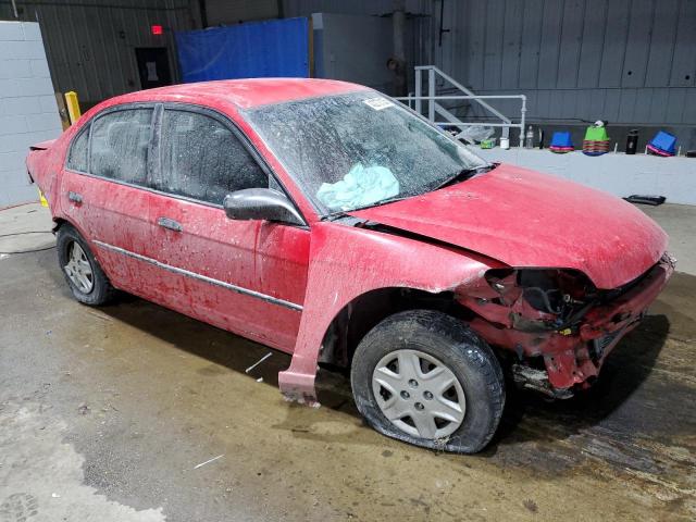 1HGES16385L024089 - 2005 HONDA CIVIC DX VP Կարմիր լուսանկար 4
