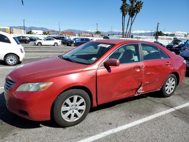 JTNBB46K673027548 - 2007 TOYOTA CAMRY HYBRID RED photo 1