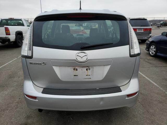 JM1CR29L990341082 - 2009 MAZDA 5 SILVER photo 6