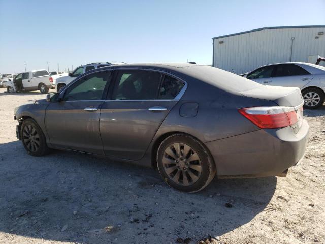 1HGCR3F90DA013732 - 2013 HONDA ACCORD TOURING GRAY photo 2