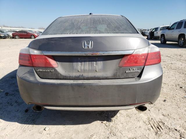 1HGCR3F90DA013732 - 2013 HONDA ACCORD TOURING GRAY photo 6