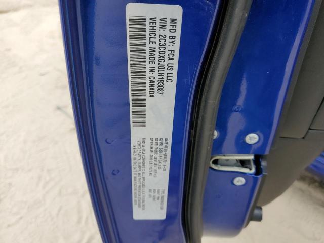 2C3CDXGJ0LH183087 - 2020 DODGE CHARGER SCAT PACK BLUE photo 13