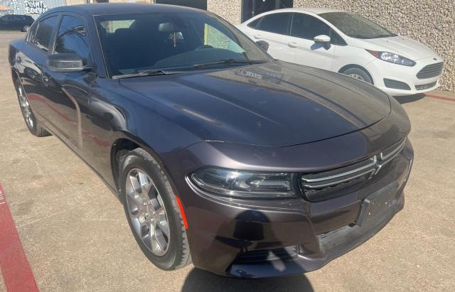 2C3CDXFG3FH806387 - 2015 DODGE CHARGER SE GRAY photo 1