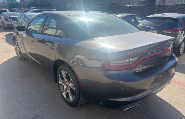 2C3CDXFG3FH806387 - 2015 DODGE CHARGER SE GRAY photo 3