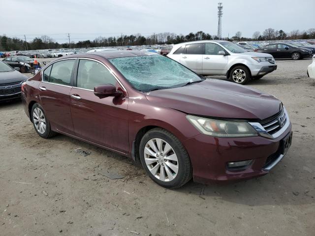 1HGCR2F87EA227068 - 2014 HONDA ACCORD EXL MAROON photo 4