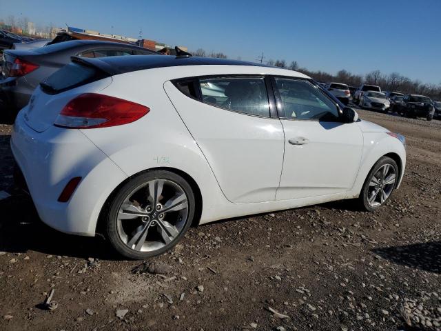 KMHTC6AD3HU320096 - 2017 HYUNDAI VELOSTER WHITE photo 3
