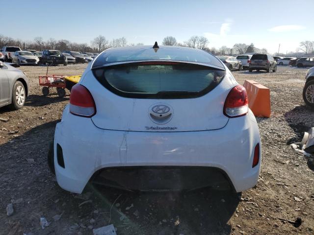 KMHTC6AD3HU320096 - 2017 HYUNDAI VELOSTER WHITE photo 6