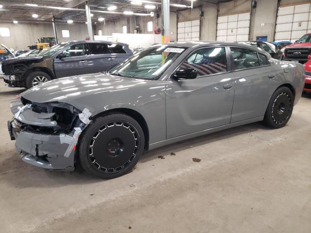 2C3CDXBG2JH200707 - 2018 DODGE CHARGER SXT GRAY photo 1