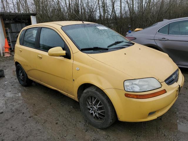 KL1TD66637B792229 - 2007 CHEVROLET AVEO BASE Sarı foto 4