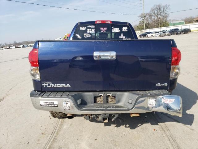 5TFBV54198X043488 - 2008 TOYOTA TUNDRA DOUBLE CAB BLUE photo 6