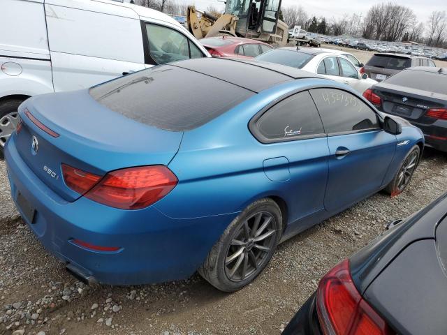 WBALX5C57CC894513 - 2012 BMW 650 XI BLUE photo 3