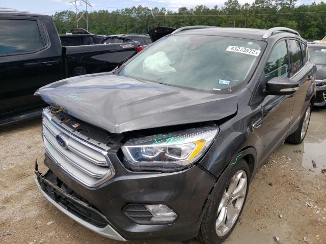 1FMCU0J99KUB28162 - 2019 FORD ESCAPE TIT GRAY photo 2