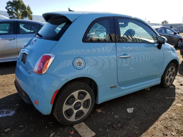 3C3CFFGE3GT209749 - 2016 FIAT 500 ELECTRIC BLUE photo 3