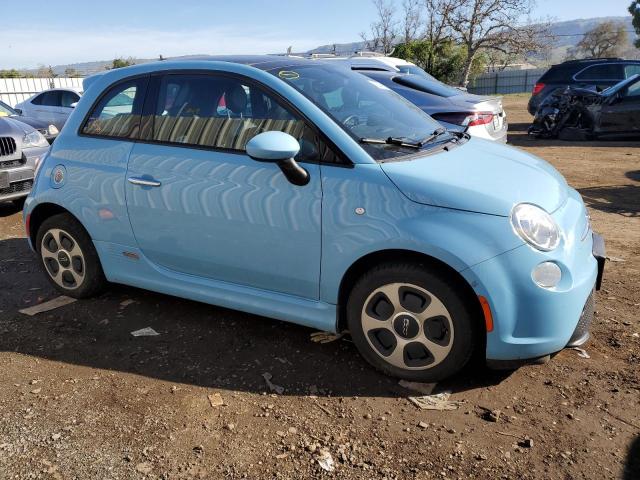 3C3CFFGE3GT209749 - 2016 FIAT 500 ELECTRIC BLUE photo 4