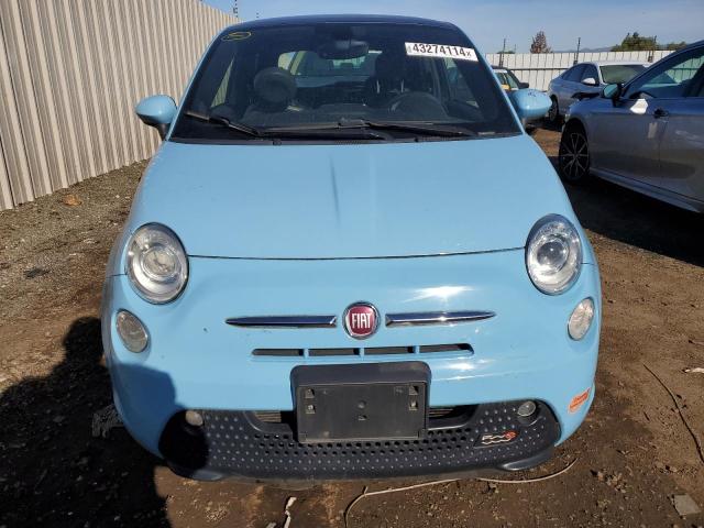 3C3CFFGE3GT209749 - 2016 FIAT 500 ELECTRIC BLUE photo 5