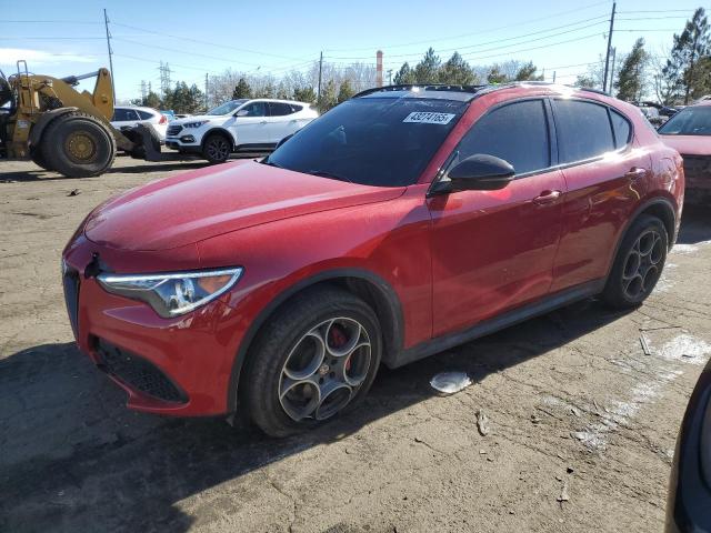 ZASFAKNN0J7B95475 - 2018 ALFA ROMEO STELVIO TI SPORT RED photo 1