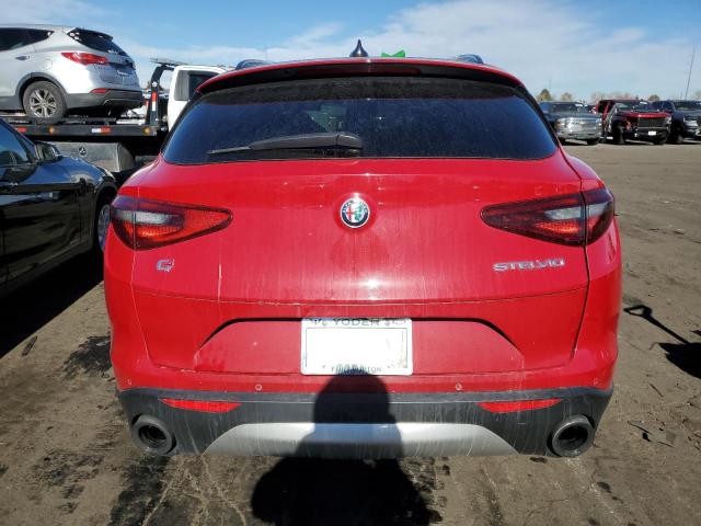 ZASFAKNN0J7B95475 - 2018 ALFA ROMEO STELVIO TI SPORT RED photo 6