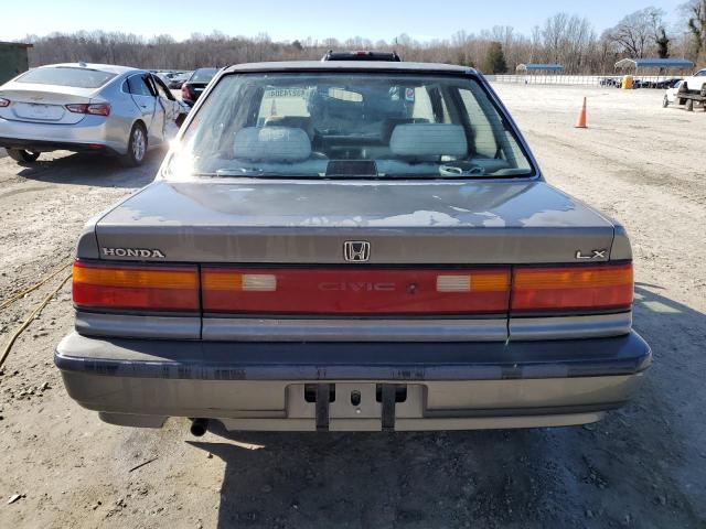 1HGED3654LA047062 - 1990 HONDA CIVIC LX SILVER photo 6