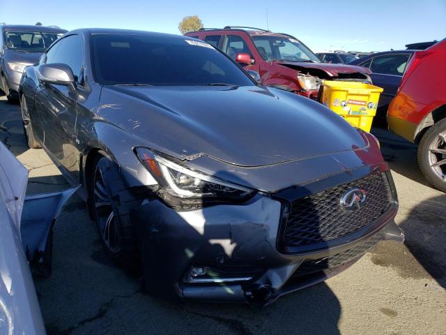 JN1EV7EK7HM361517 - 2017 INFINITI Q60 PREMIUM GRAY photo 4