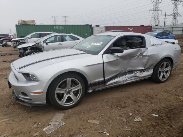 1ZVBP8AM4E5204800 - 2014 FORD MUSTANG SILVER photo 1