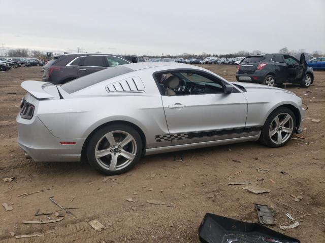 1ZVBP8AM4E5204800 - 2014 FORD MUSTANG SILVER photo 3