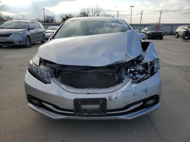 19XFB2F90FE058325 - 2015 HONDA CIVIC EXL ნაცრისფერი ფოტო 5