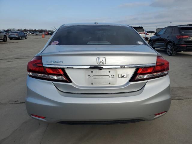 19XFB2F90FE058325 - 2015 HONDA CIVIC EXL ნაცრისფერი ფოტო 6