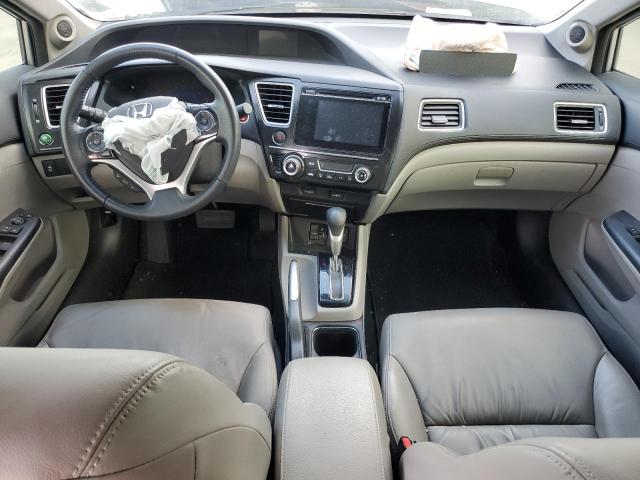19XFB2F90FE058325 - 2015 HONDA CIVIC EXL ნაცრისფერი ფოტო 8