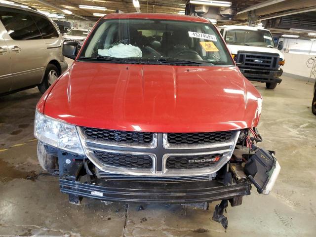 3C4PDCAB5JT527394 - 2018 DODGE JOURNEY SE RED photo 5