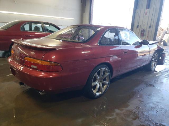 JT8UZ30C0N0020435 - 1992 LEXUS SC 400 RED photo 3