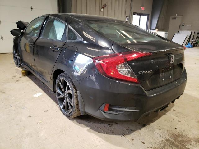 2HGFC2F84MH529495 - 2021 HONDA CIVIC SPORT BLACK photo 3