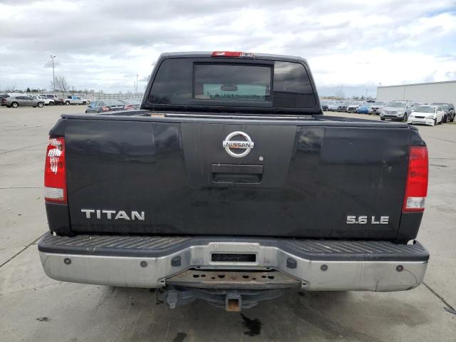 1N6AA07C28N359475 - 2008 NISSAN TITAN XE BLACK photo 6