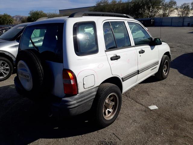 2CNBE13C336949765 - 2003 CHEVROLET TRACKER WHITE photo 3