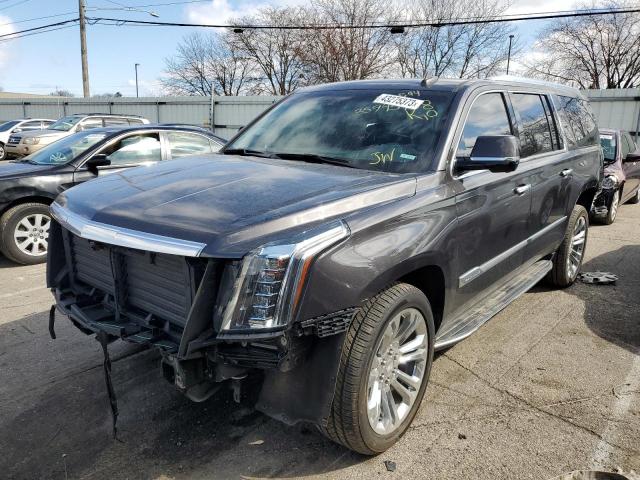 1GYS4HKJ4JR237633 - 2018 CADILLAC ESCALADE ESV LUXURY CHARCOAL photo 1